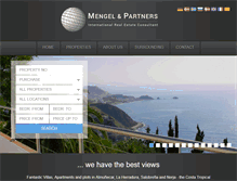 Tablet Screenshot of mengel-partners.com